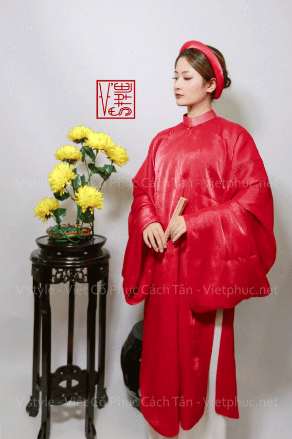 A3: Xước Kim Đỏ Tươi Lót Đỏ