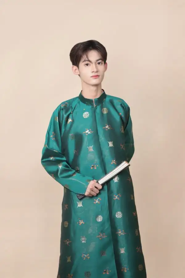 GC7A: Dệt Bát Bửu Xanh Cổ Vịt 30x1