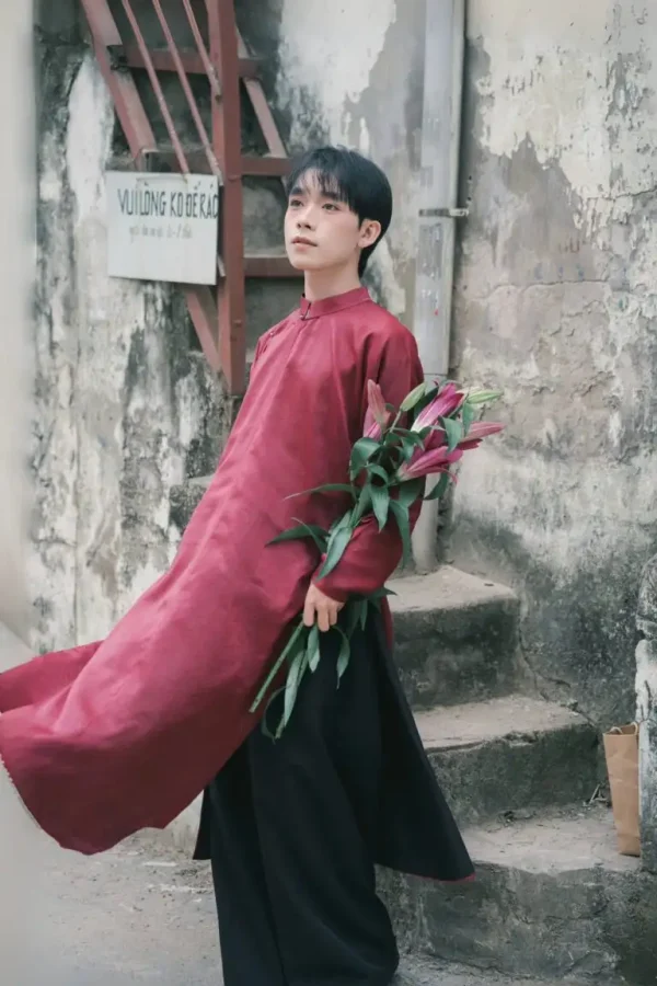 B21A: Hoa Cúc Đỏ Đô Lót Đỏ Bigsize