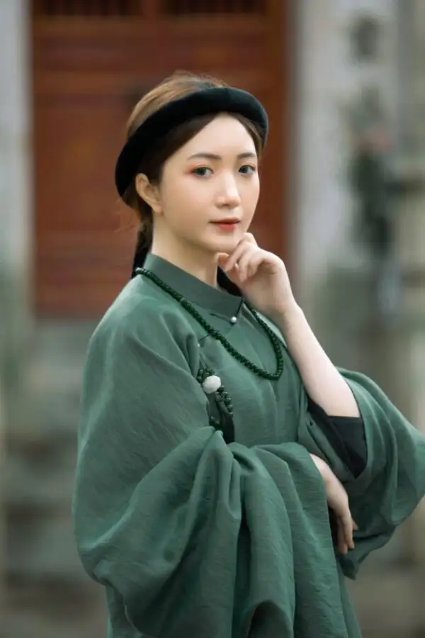 A16: Tơ Xước Xanh Rêu 17 Lót Đen