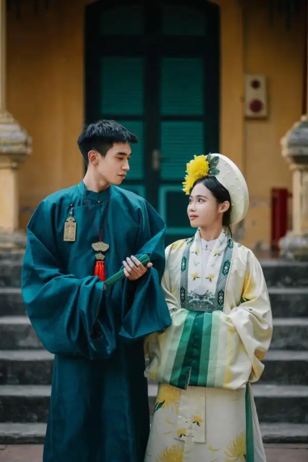 A14: Sa Hàn Xanh Cổ Vịt Lót Đen