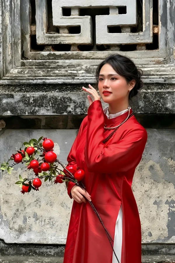 B20: Sương Sa Đỏ Cam Lót Trắng